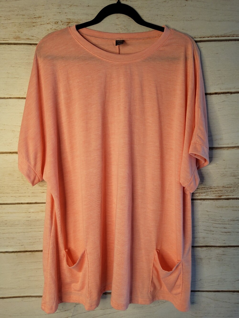 Emery Rose Women's Pink Short Sleeve Top
